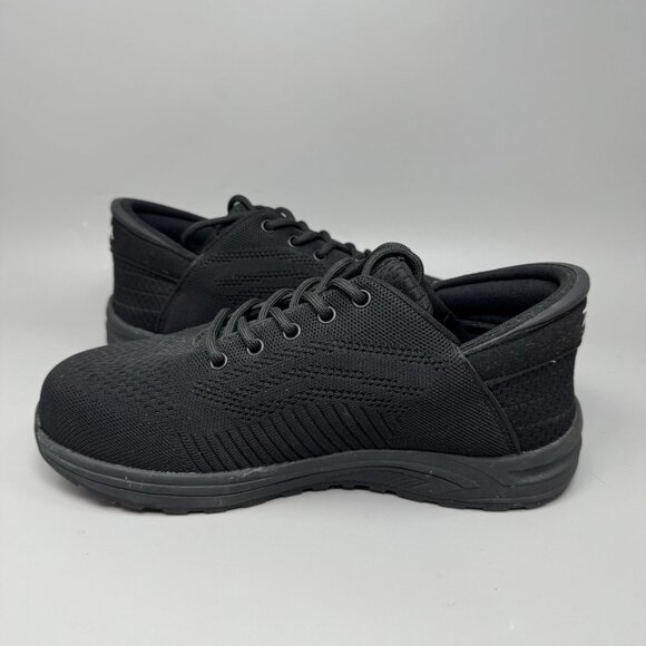 Zeba Husky Hands Free Black Slip On Comfort Cushioned Shoes Size 10.5 6E Wide - Picture 2 of 8
